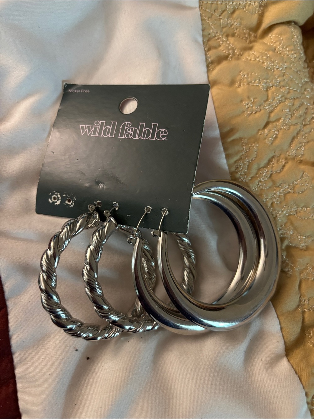 Wild Fable Silver hoops